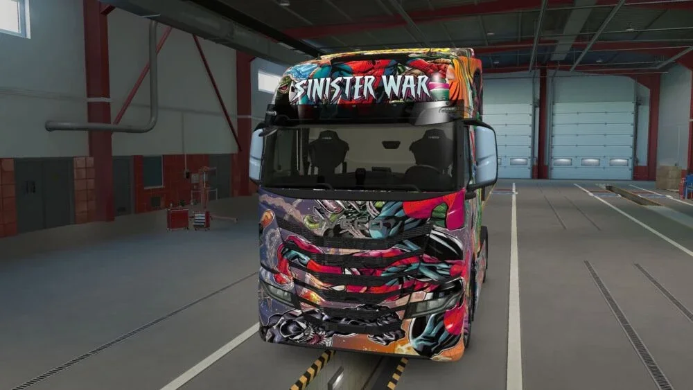 Iveco S-Way Spiderman Skin v1.0