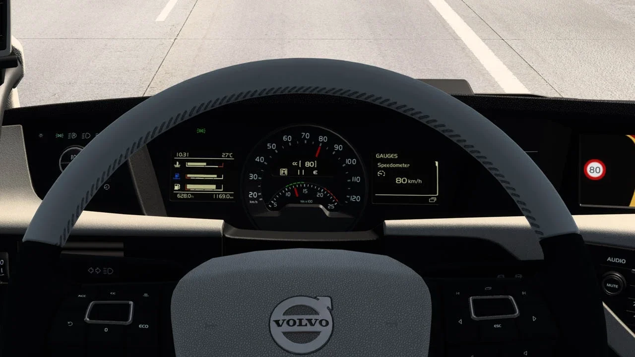 Volvo FH4 Improved Dashboard v3.1 2