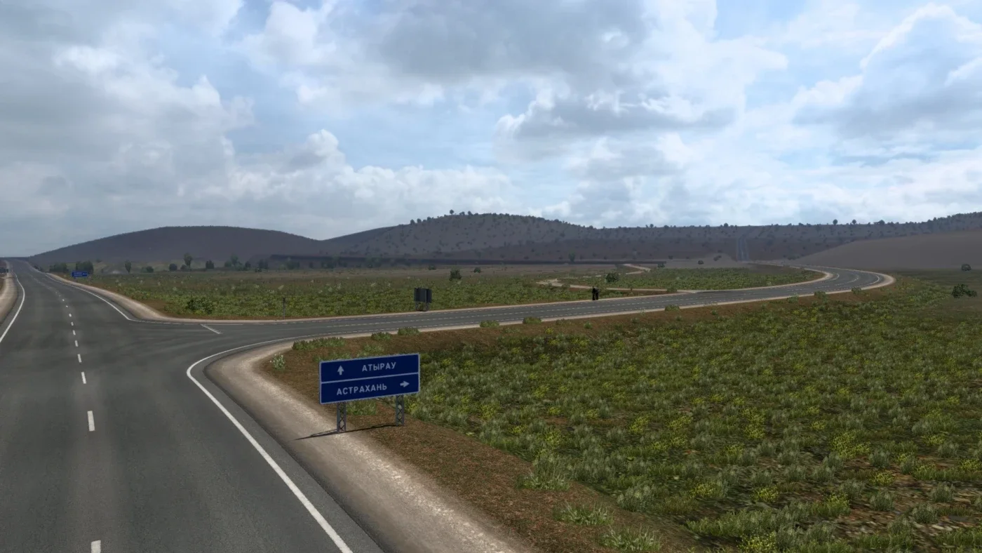 Road to Caucasus + ProMods The Great Steppe Road Connector v1.9 3