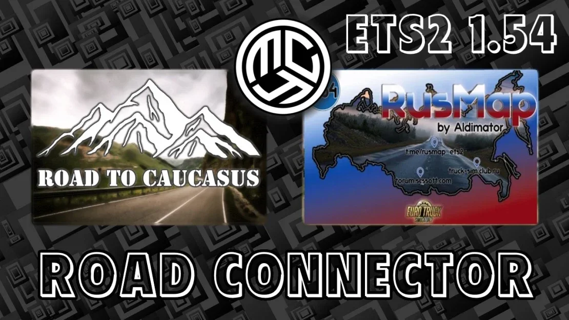 Road to Caucasus + RusMap Road Connector v1.5