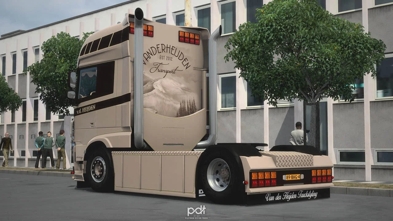 DAF XF 106 480 + Trailer Van der Heijden v1.0 3