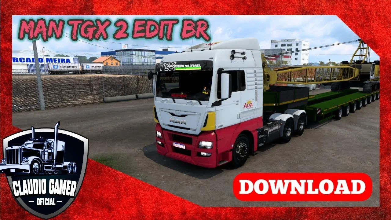 MAN TGX BRASILEIRO COM MUITOS ACESSÓRIOS v2.1