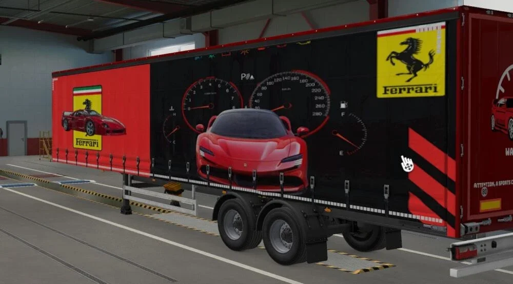 Ferrari Trailer Skin v1.0