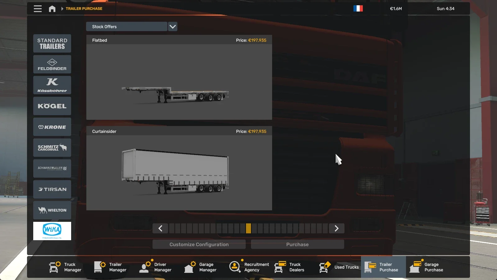 WIKA Curtainsider 40ft Trailer 2