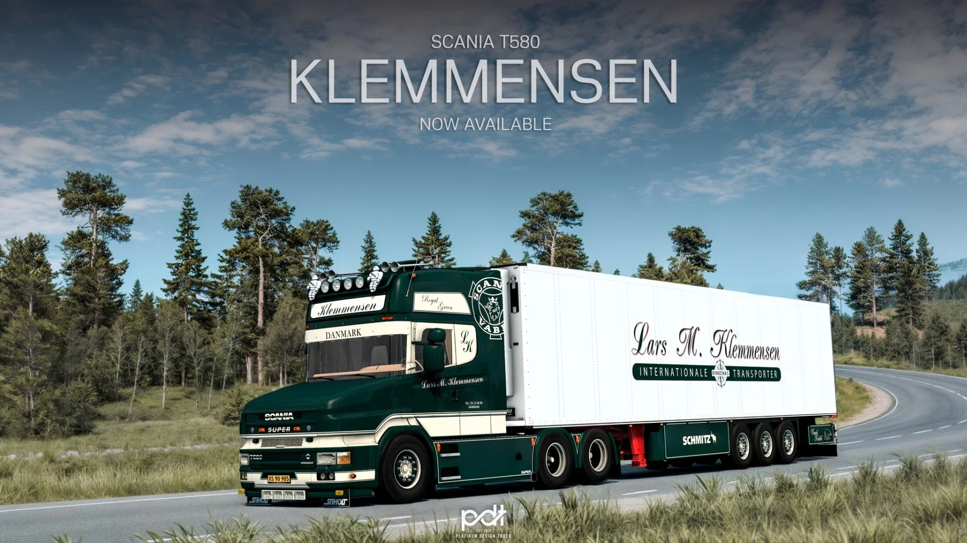 Scania T580 Klemmensen Trailer v9.0 2