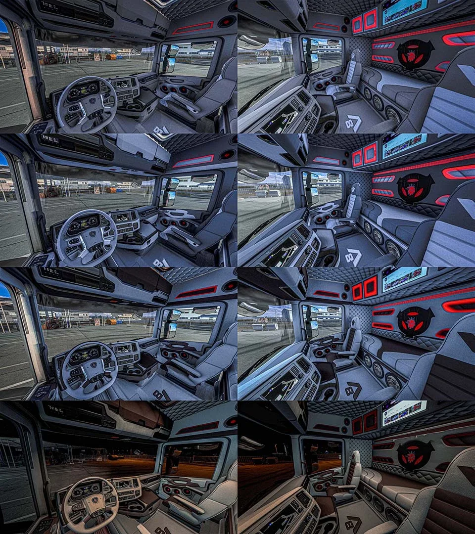 Scania R580 + Trailer Megamod 2