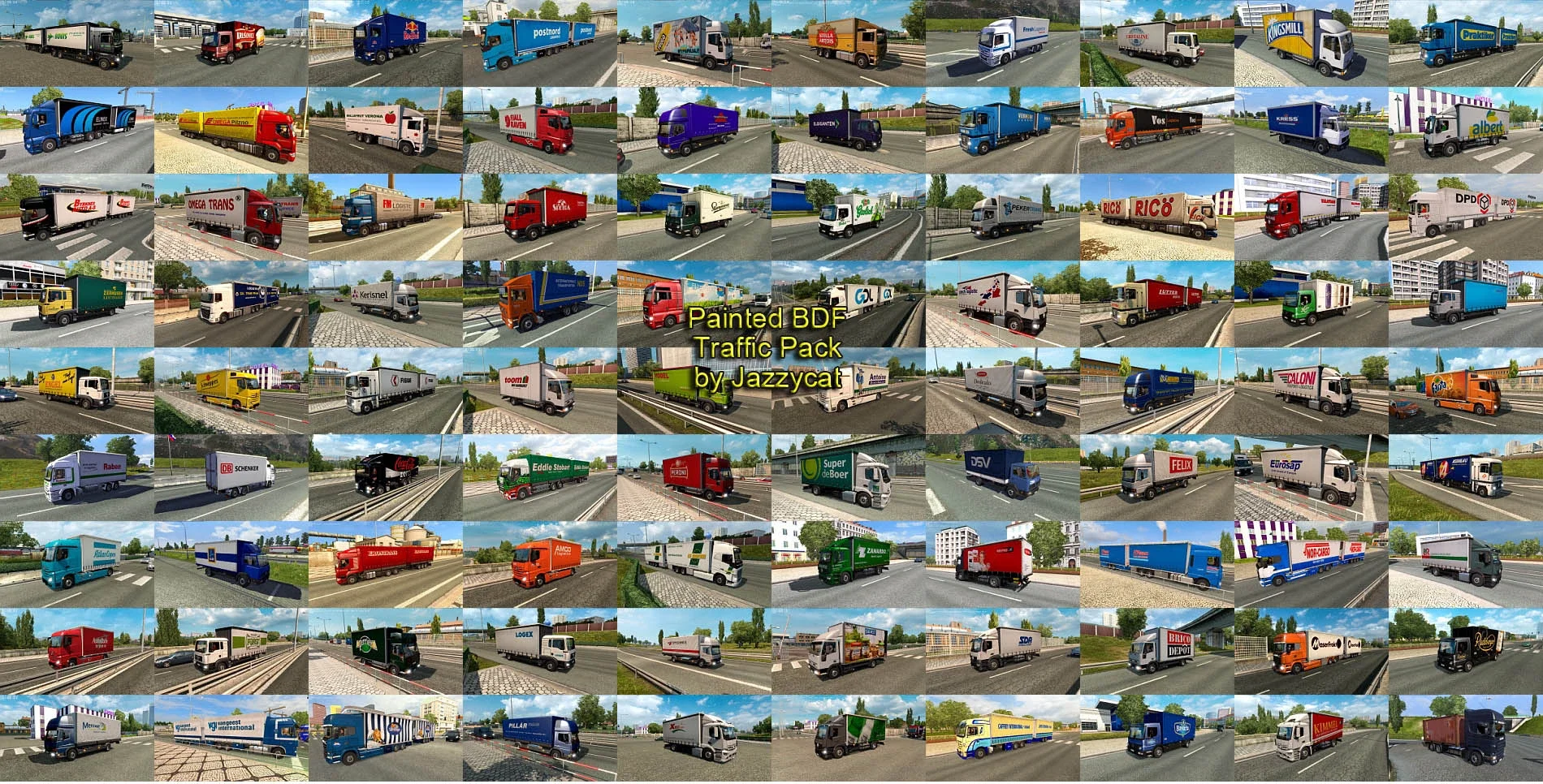 Painted BDF Traffic Pack v15.6.11 3