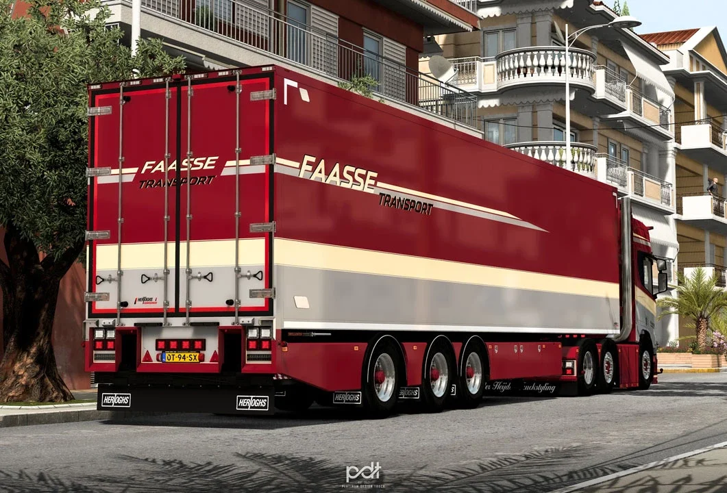 Scania R590 + Trailer Faasse Transport v1.0