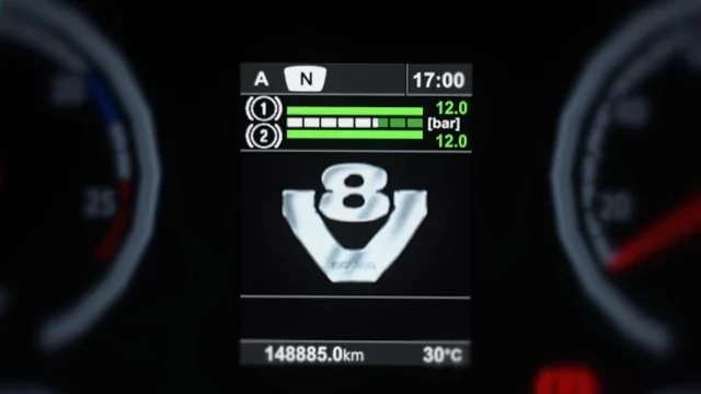 V8 Screen for Scania Old Exclusive Panel Realistic Dashboard Computer