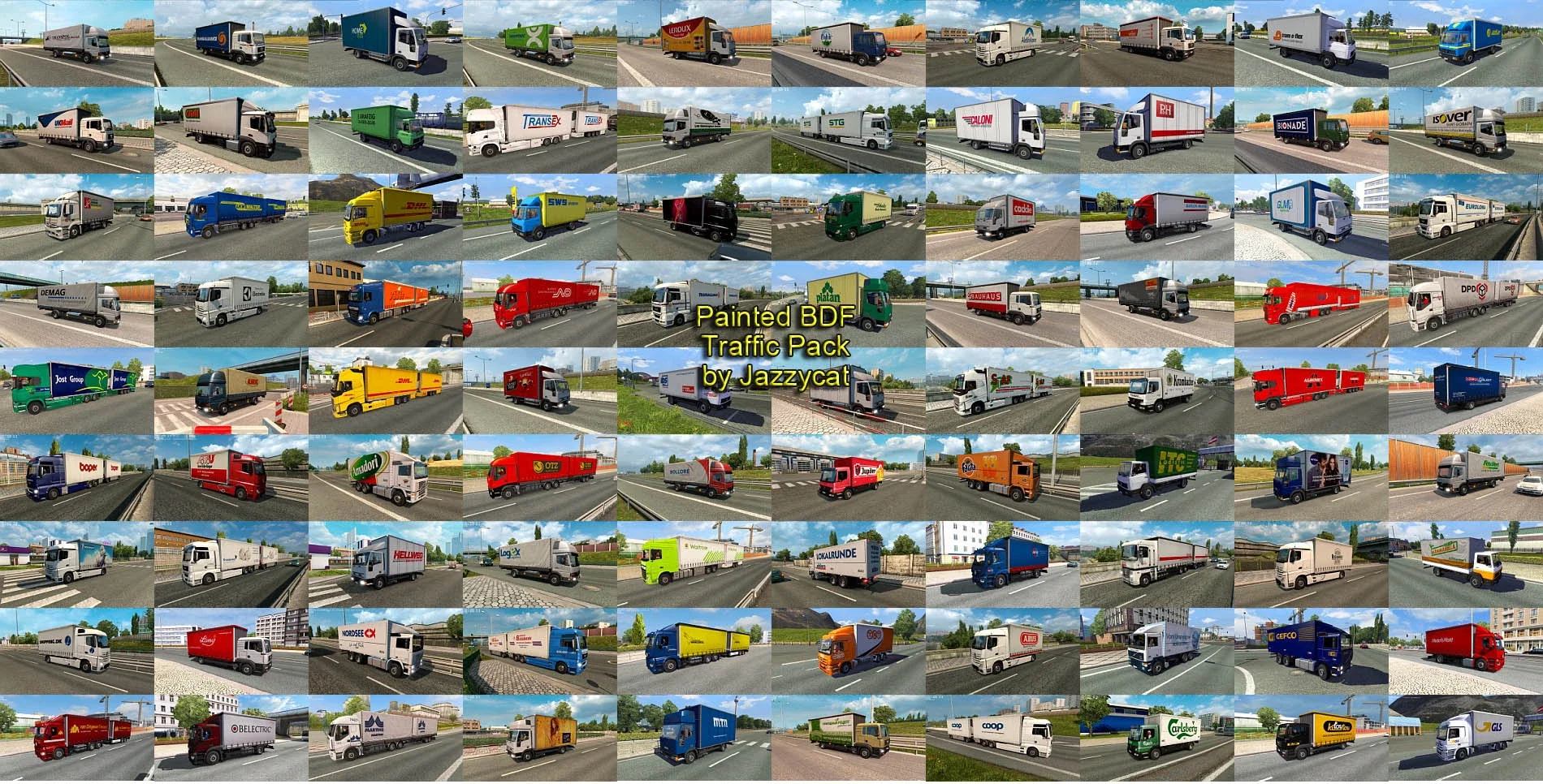 Painted BDF Traffic Pack v15.6.11