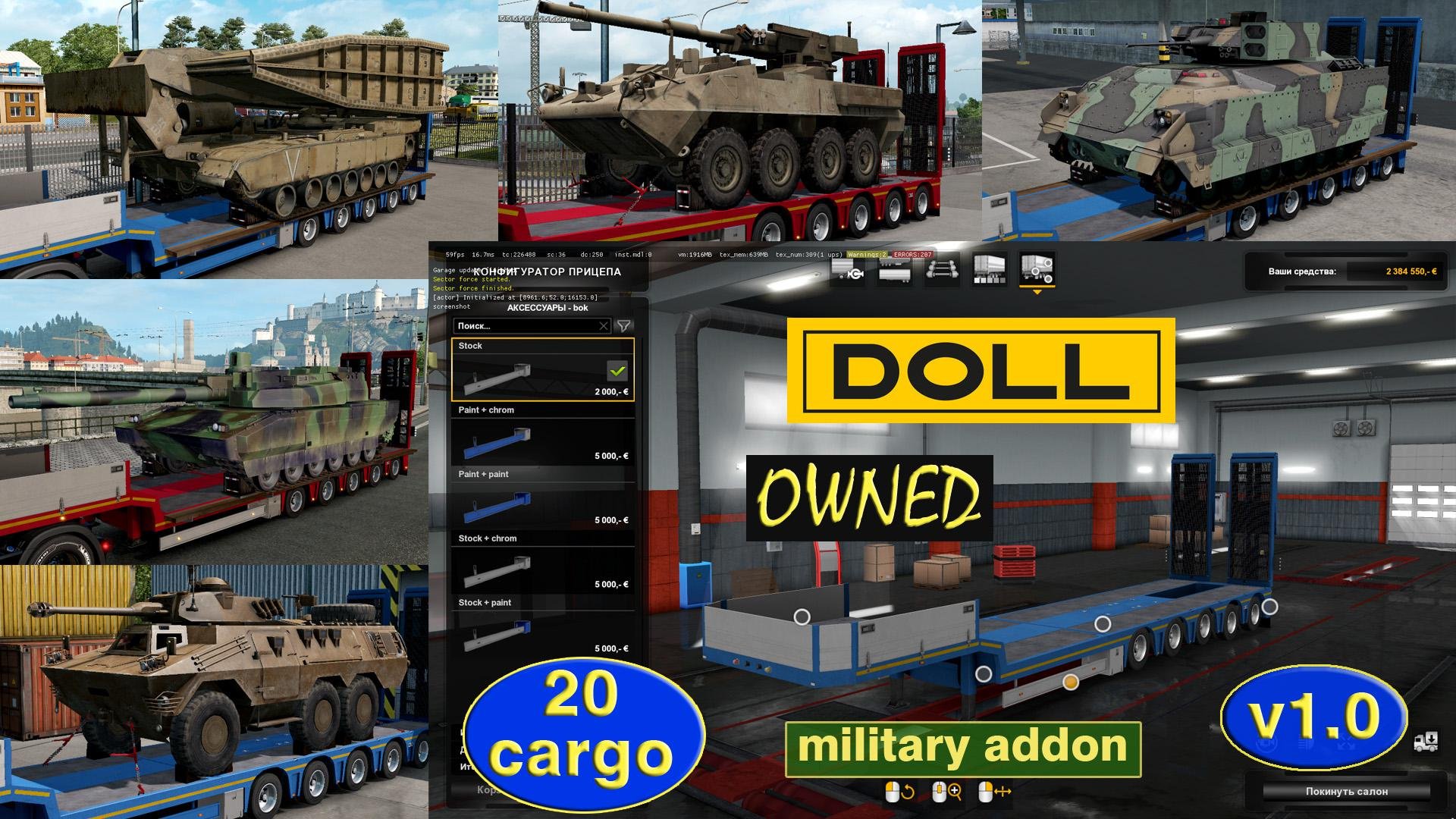 Military Addon for Ownable Trailer Doll Panther v1.4.1