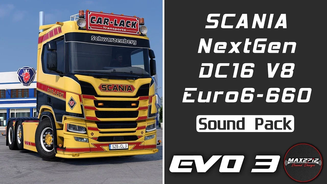 2022 Scania NextGen 660 DC16 V8 Sound Pack v1.1