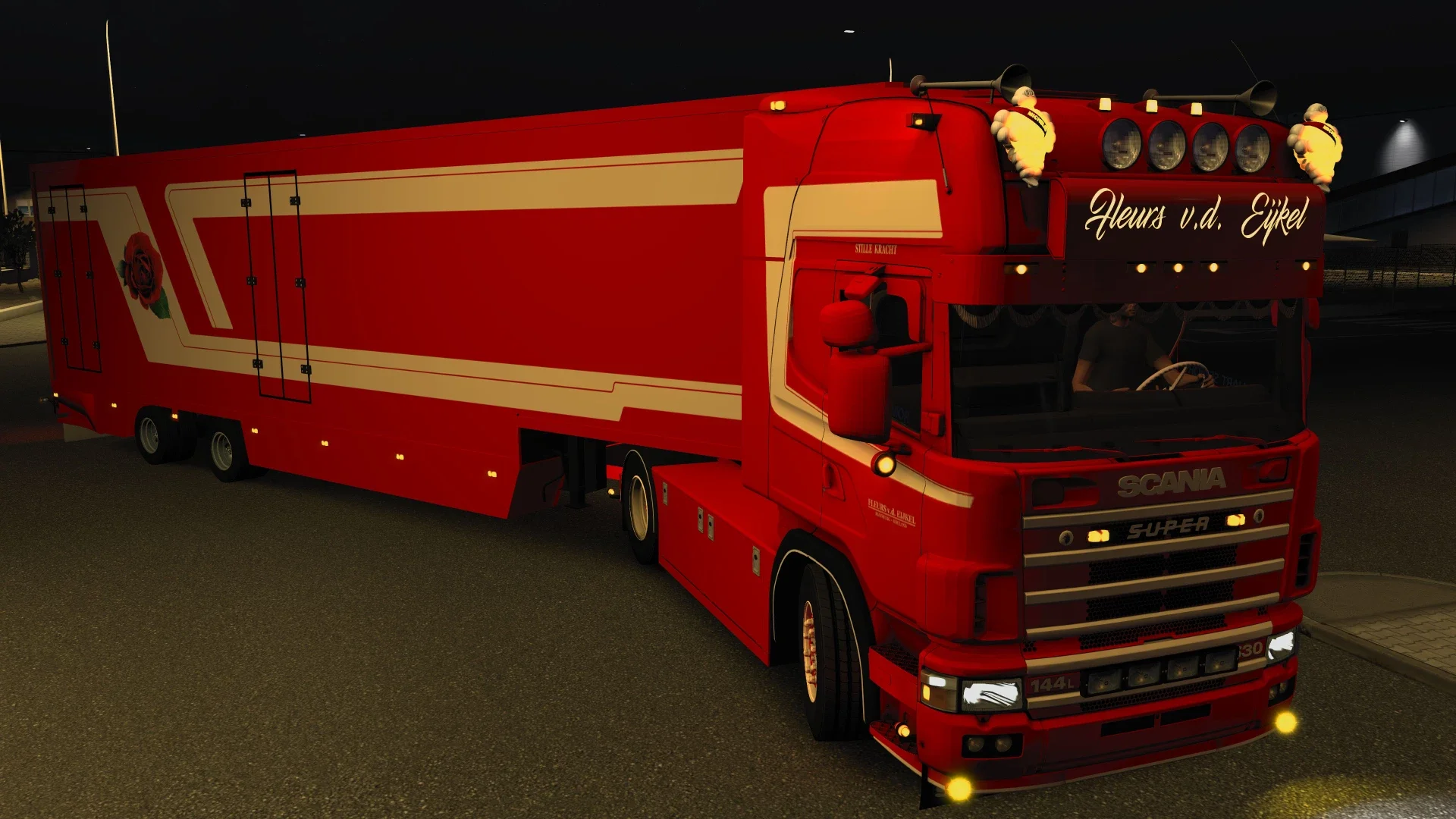Scania 164L Flowers and Trailer V2 3