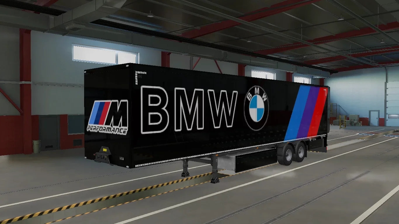 BMW Trailer Skin and Mudflaps
