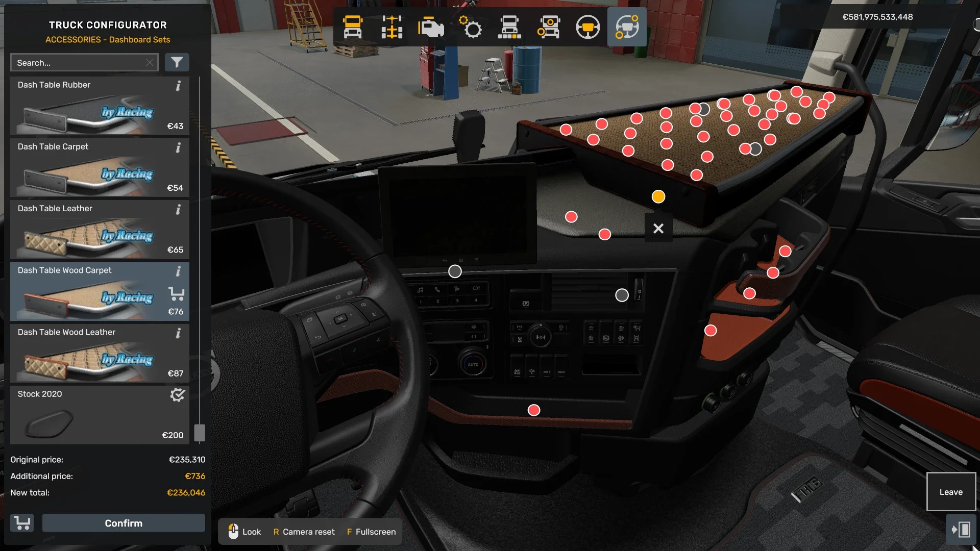 Truck Tables Pack v1.58