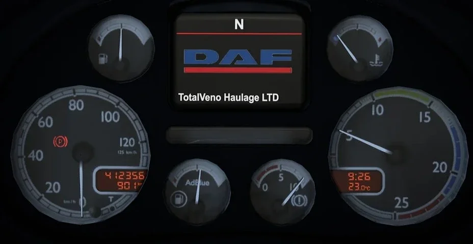 DAF 105 XF Customisable Dash v1.0 3