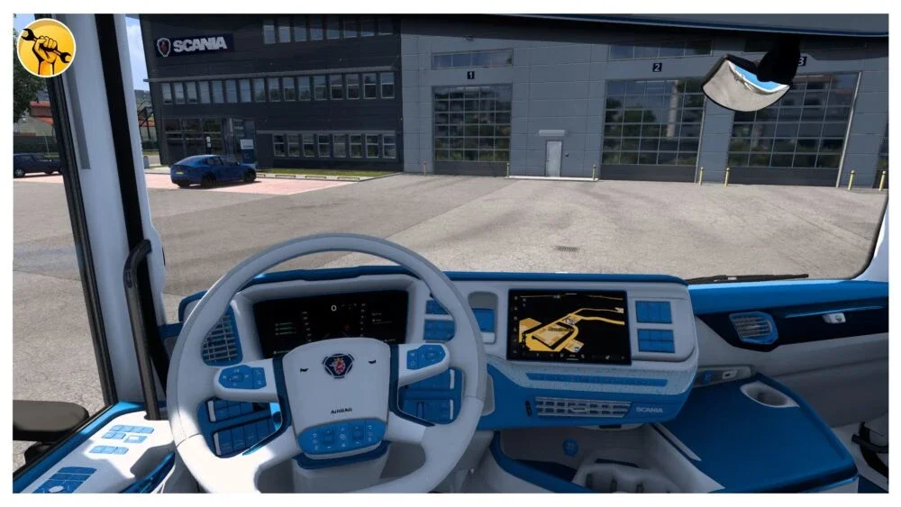 Insanux Interior for Scania NG 2016 and Smart Super Dashboard