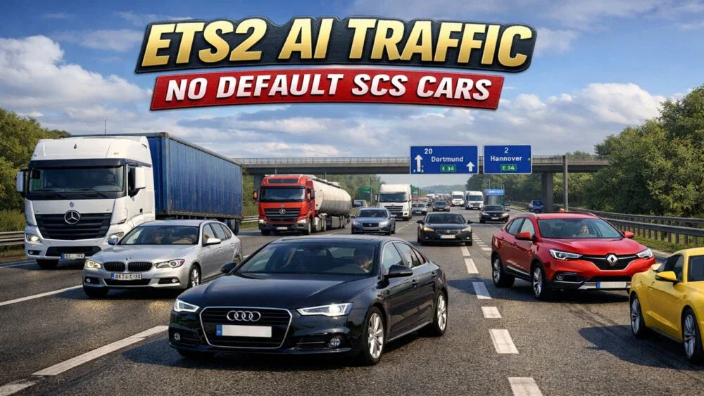 AI Traffic No Default SCS Cars V1.0