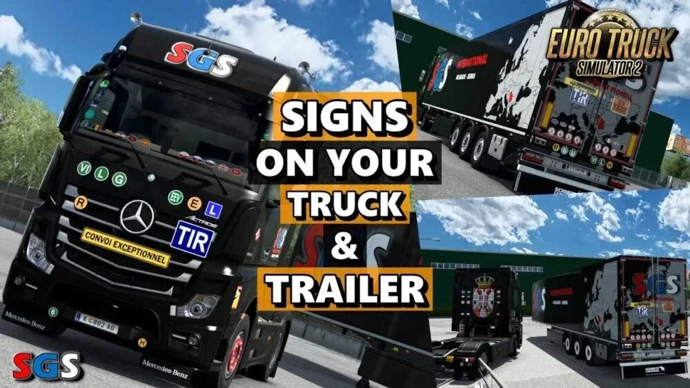 Signs on Your Truck Trailer v1.0.9.50 2
