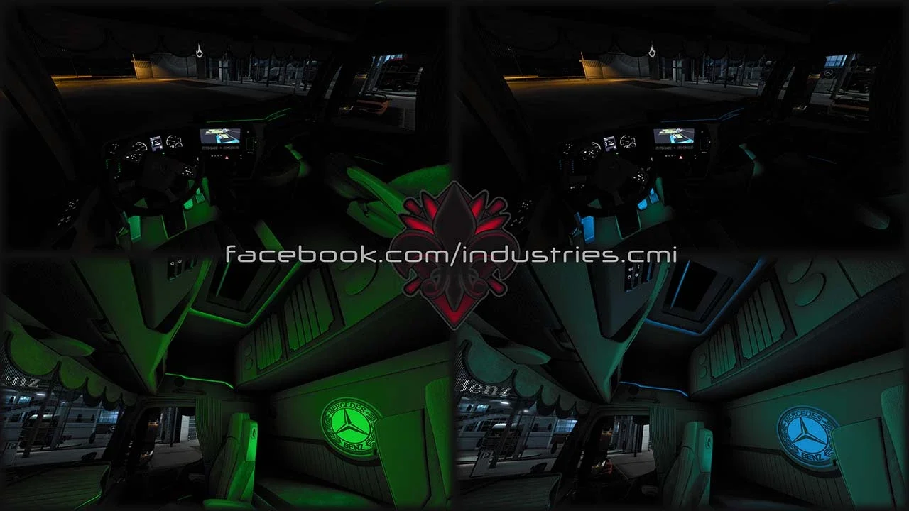 Mercedes-Benz Actros MP4 Interior Pack v1.6 3