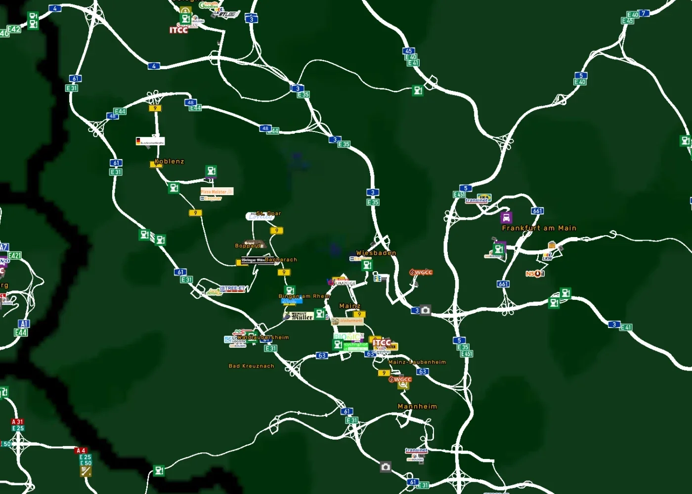 German Regions Map 1:19 (former Rhineland Map) v1.0.2 4