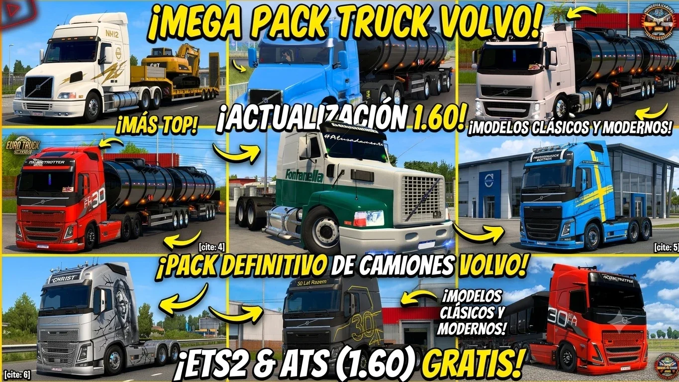 Mega Pack Volvo Truck Bus