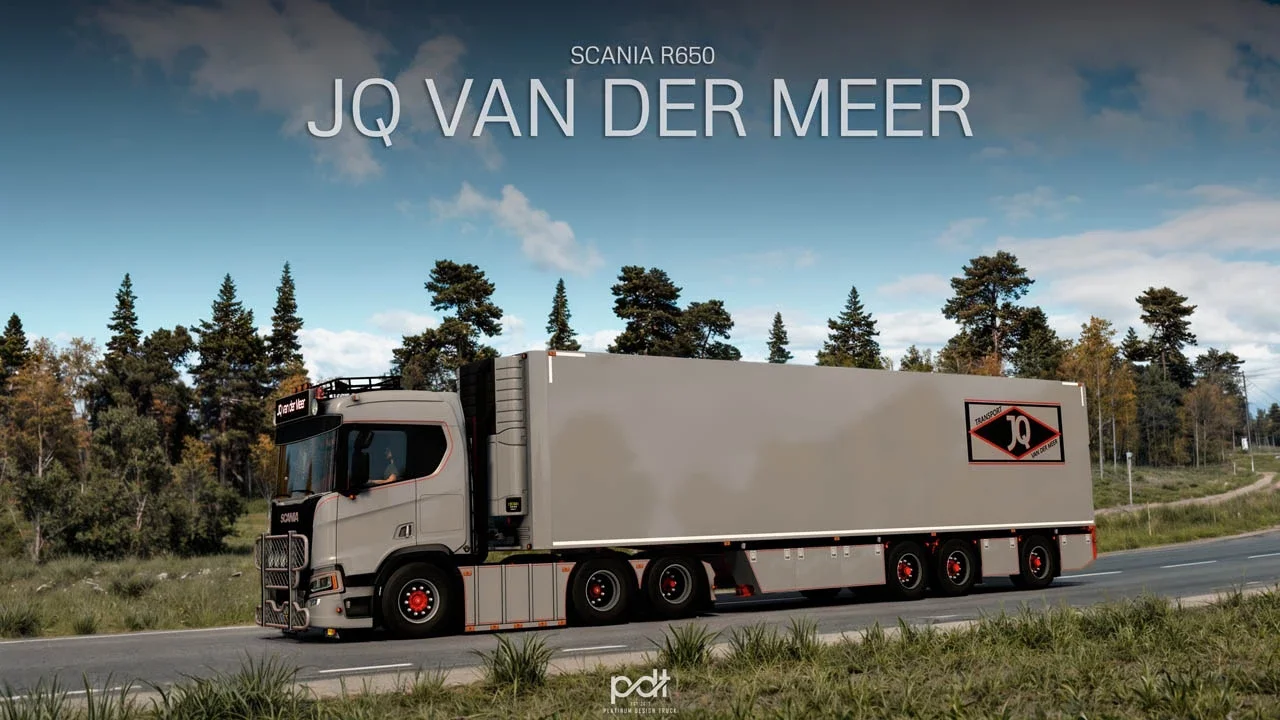 Scania R650 + Trailer JQ van der Meer v12 5