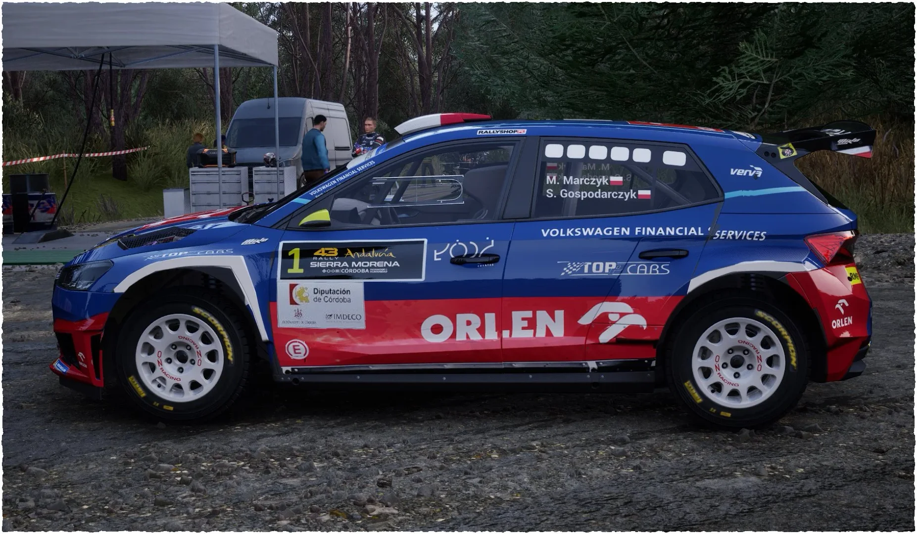 Skoda Fabia Rally2 #1 Mikołaj Marczyk | Szymon Gospodarczyk v1.01 2