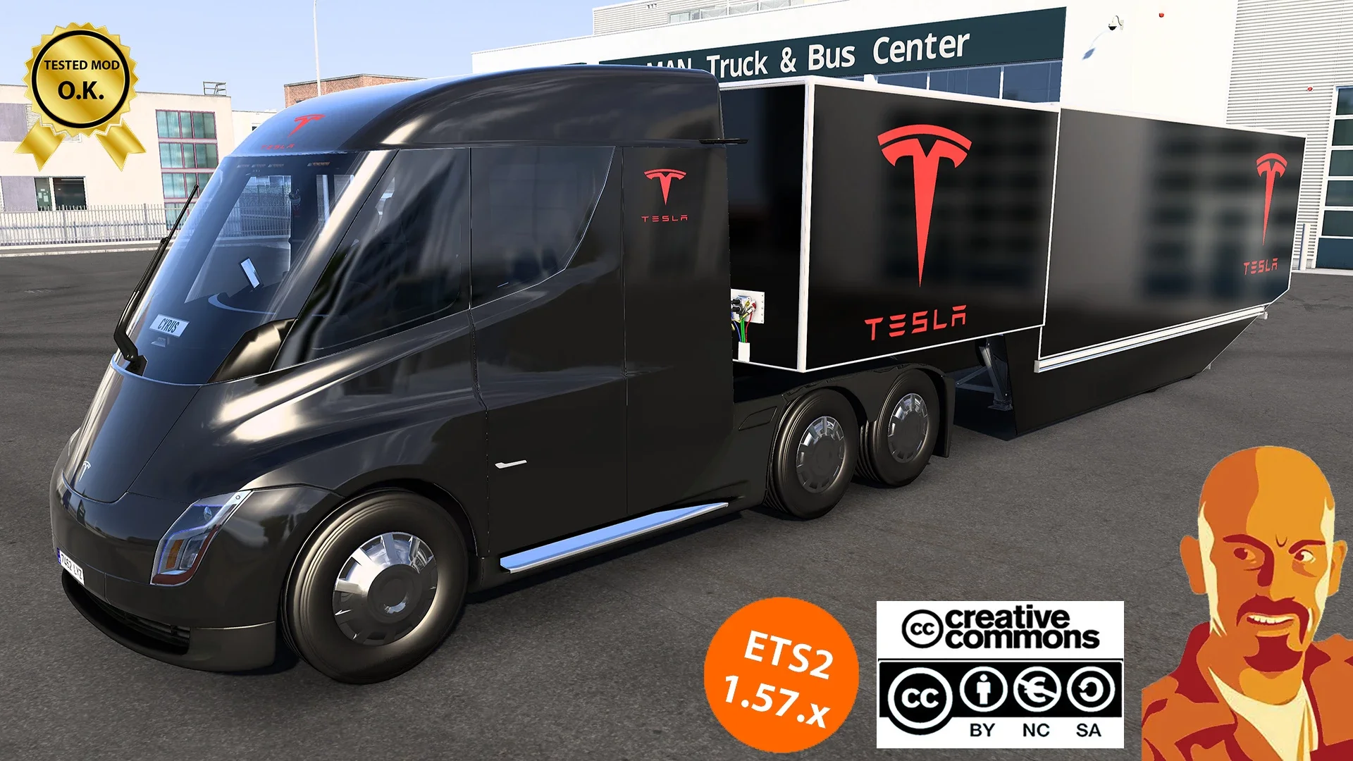 Tesla Semi Truck 2019 v2.0 2