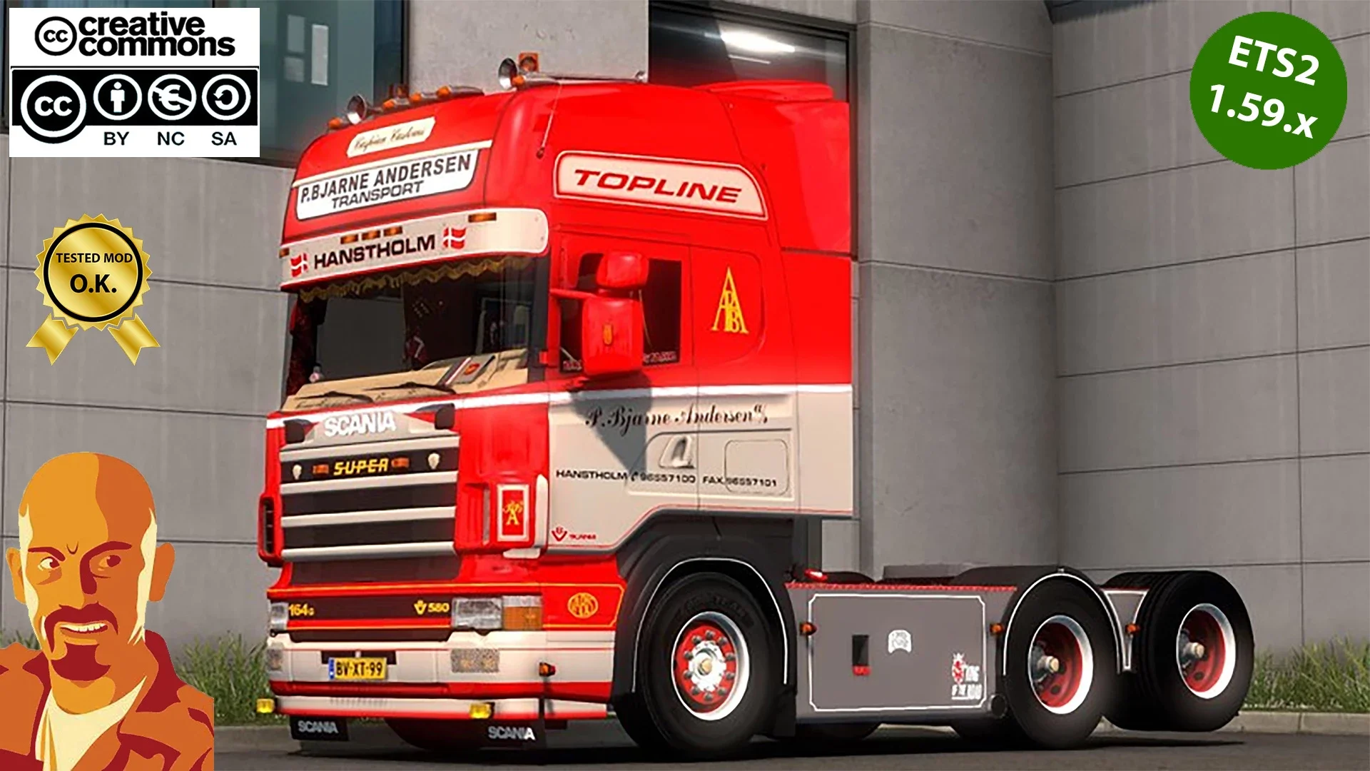 SCANIA 164G 580 P. BJARNE ANDERSEN v2.0