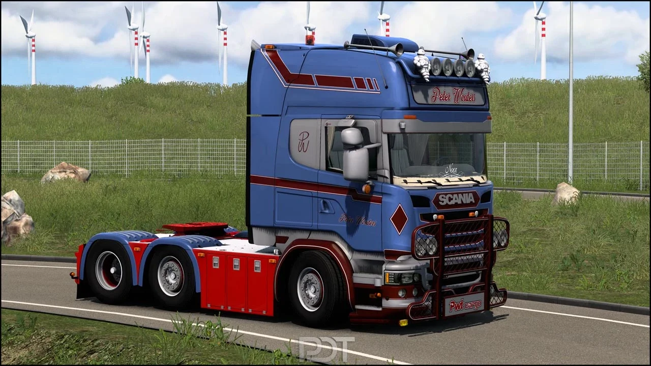 Scania R520 Peter Wouters+Trailer v8.0 4