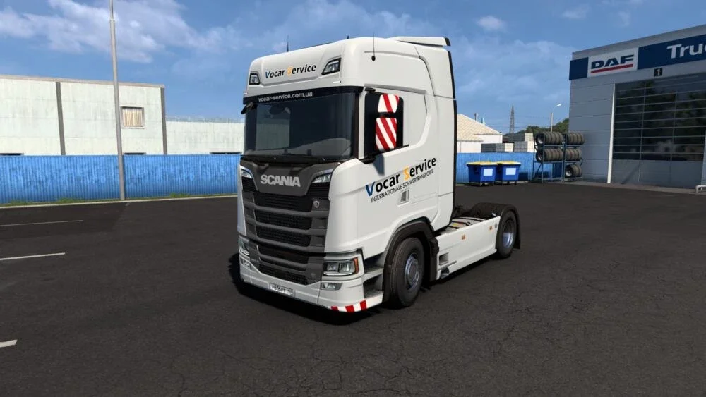 Mercedes DAF Vocar Service Skin v1.0 2