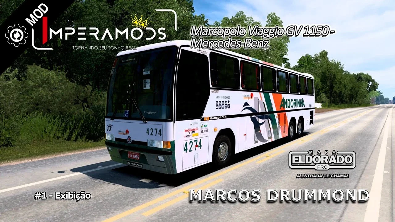 Marcopolo Viaggio GV 1150 Mercedes Benz ImperaMods