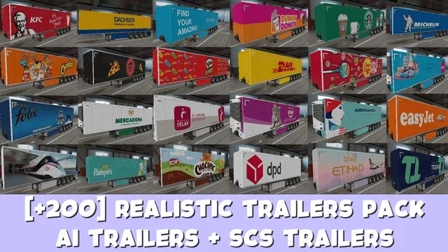 Realistic Trailers Pack (Owned + AI Regional) France Update v1.0
