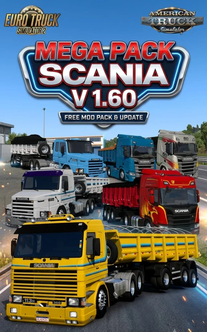 Mega Pack Scania 1.60