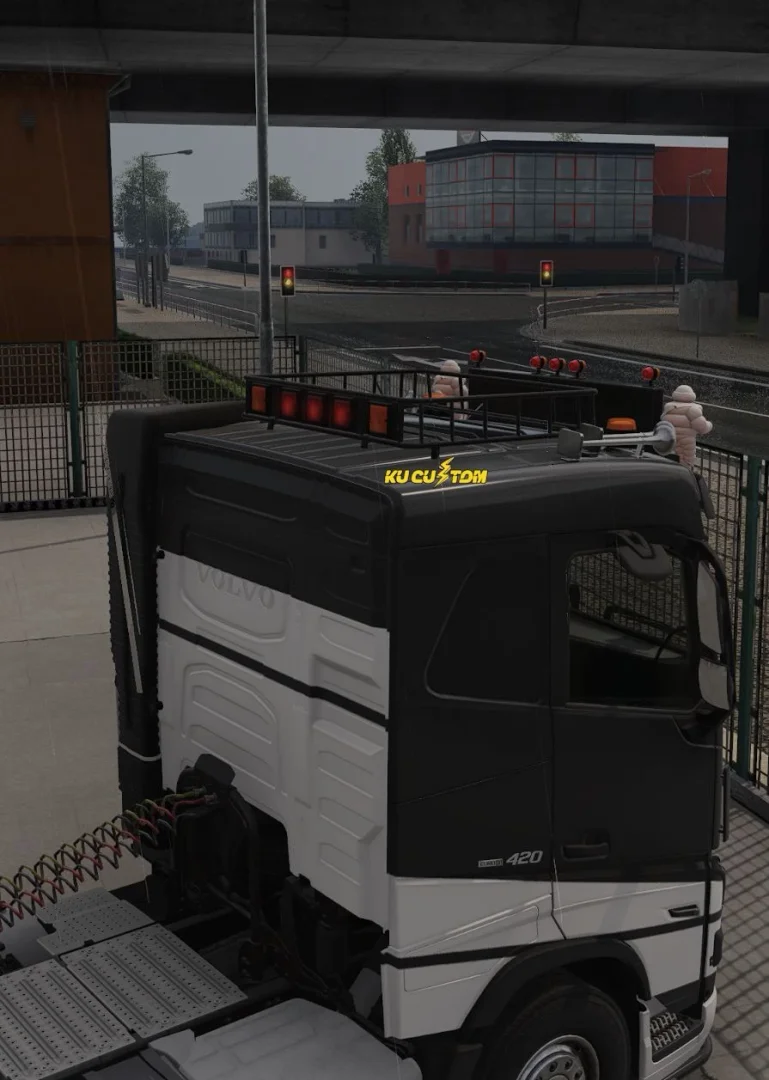 Volvo Roof Rack with Lights v1.0