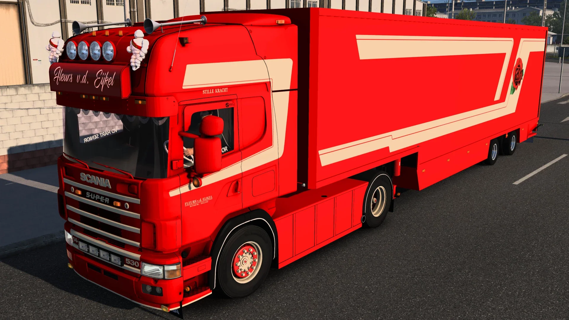 Scania 164L Flowers and Trailer V2