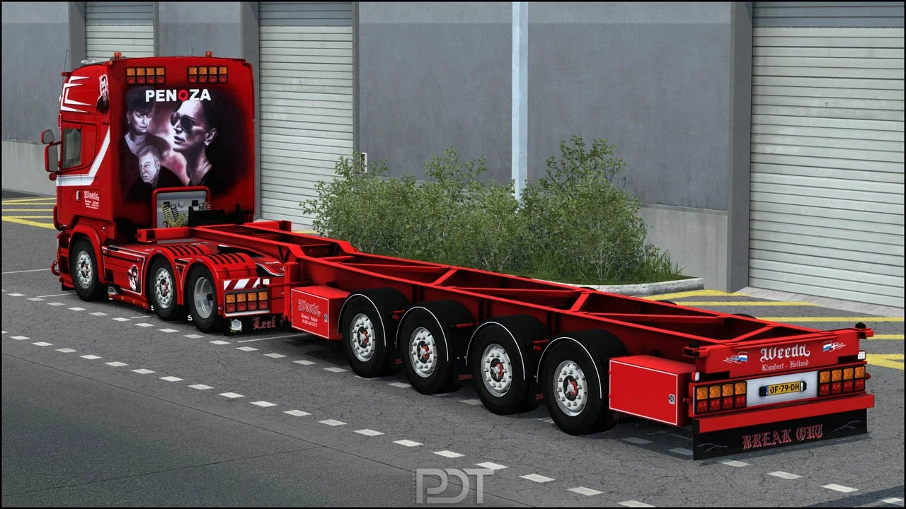 Scania R450 + Trailer Weeda Penoza v14 5