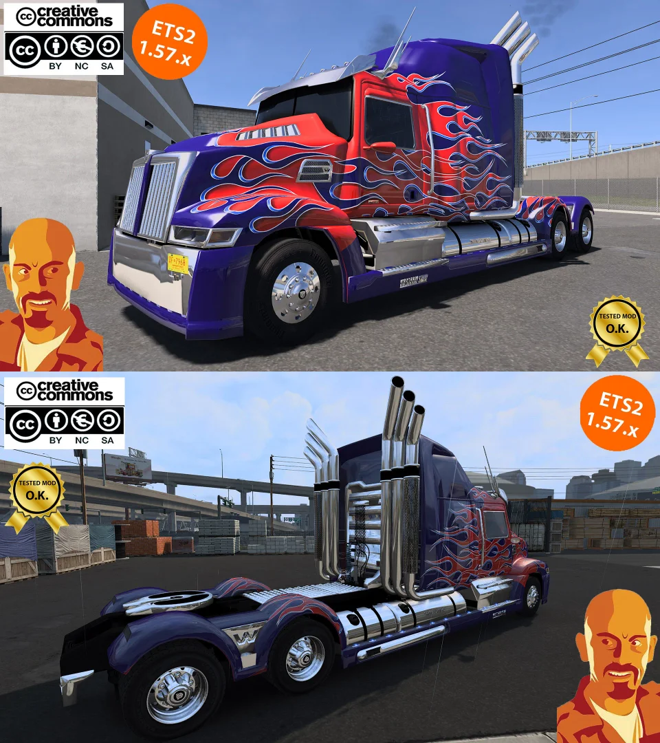 WESTERN STAR 5700XE OPTIMUS PRIME v1.0
