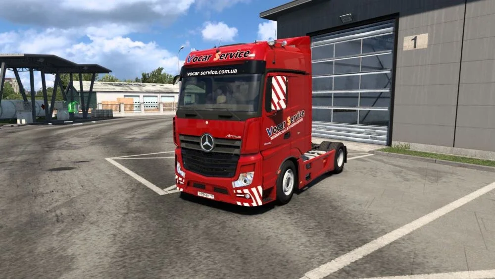 Mercedes DAF Vocar Service Skin v1.0
