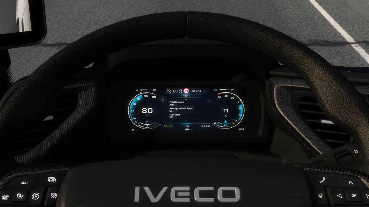 Iveco S-Way Improved Dashboard 2