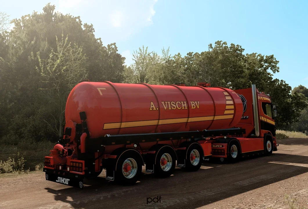 Scania R650 + Trailer A.VISCH v1.0