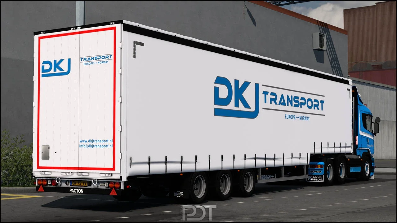 Scania R520 + Trailer Danny vd Heuvel v11 2