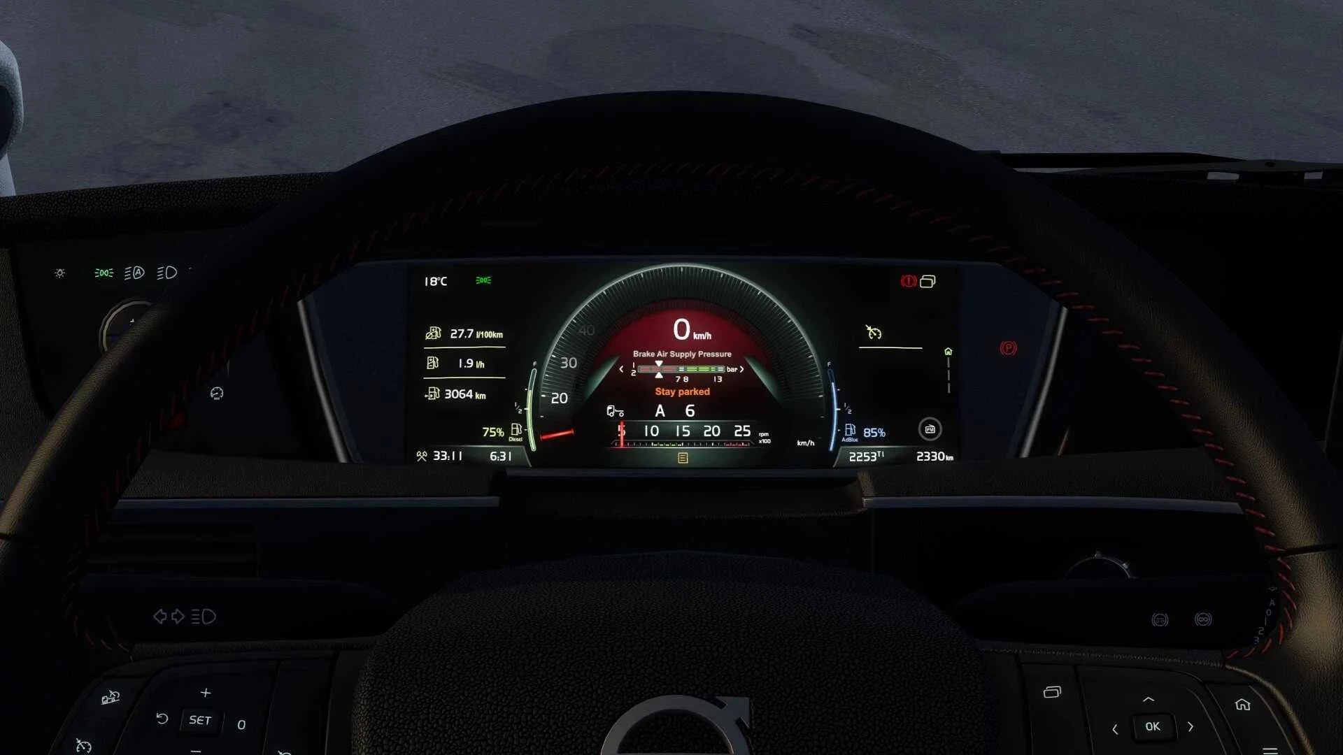 Volvo FH5 Improved Dashboard 3