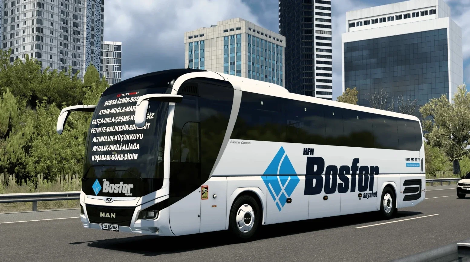 Man Lions Coach Euro 6 Bosfor Tourism Skin v1.0 3