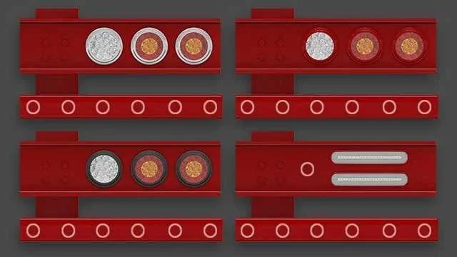 Trailer Rear Bumper Round LED Lights 2