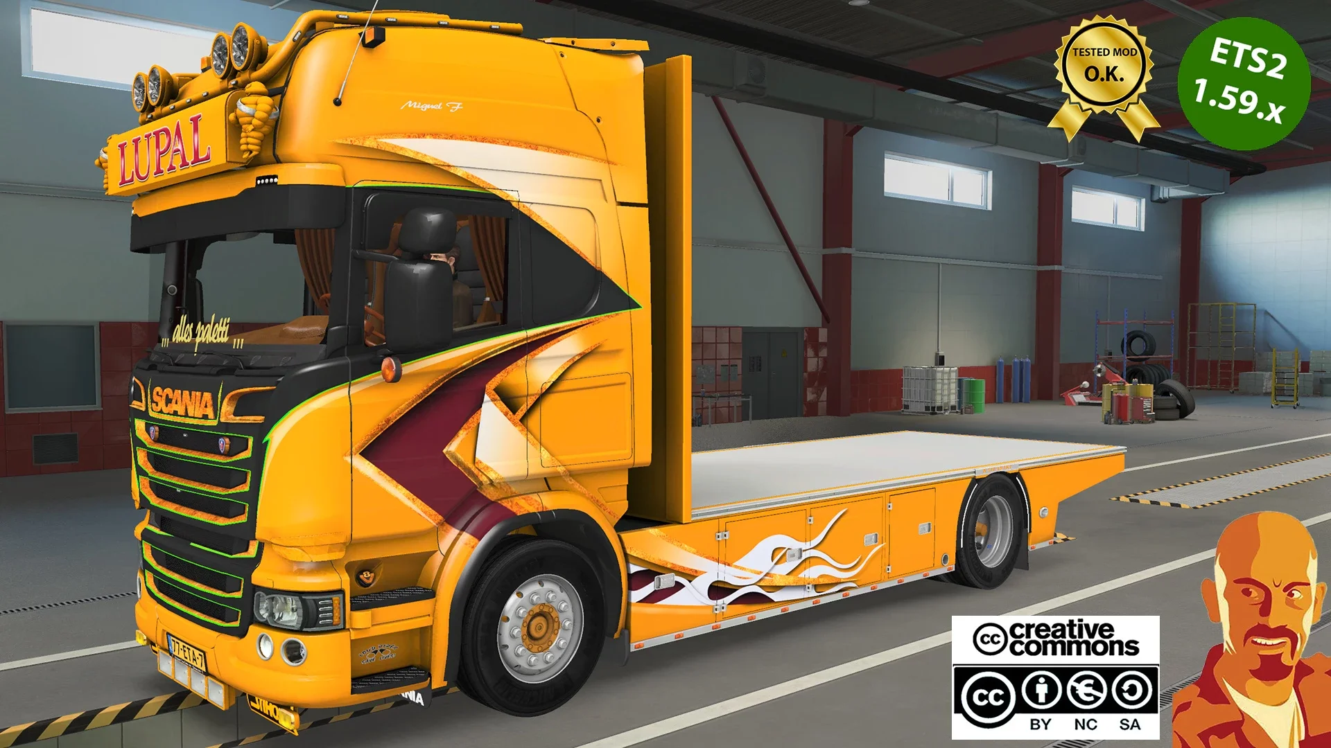 SCANIA STREAMLINE 730 LUPAL v6.0