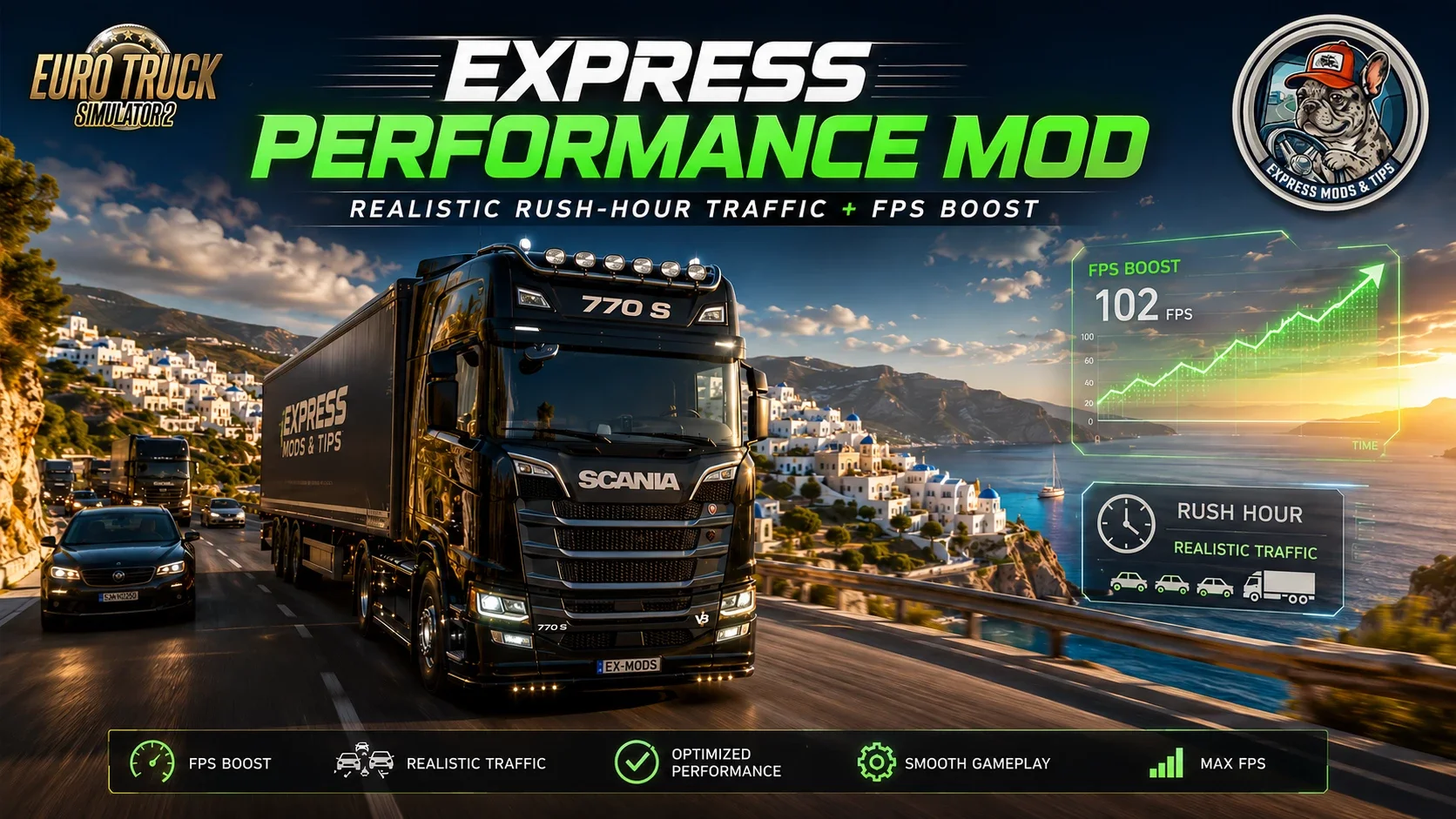 Realistic Rush-Hour Traffic + FPS Boost v1.0 4