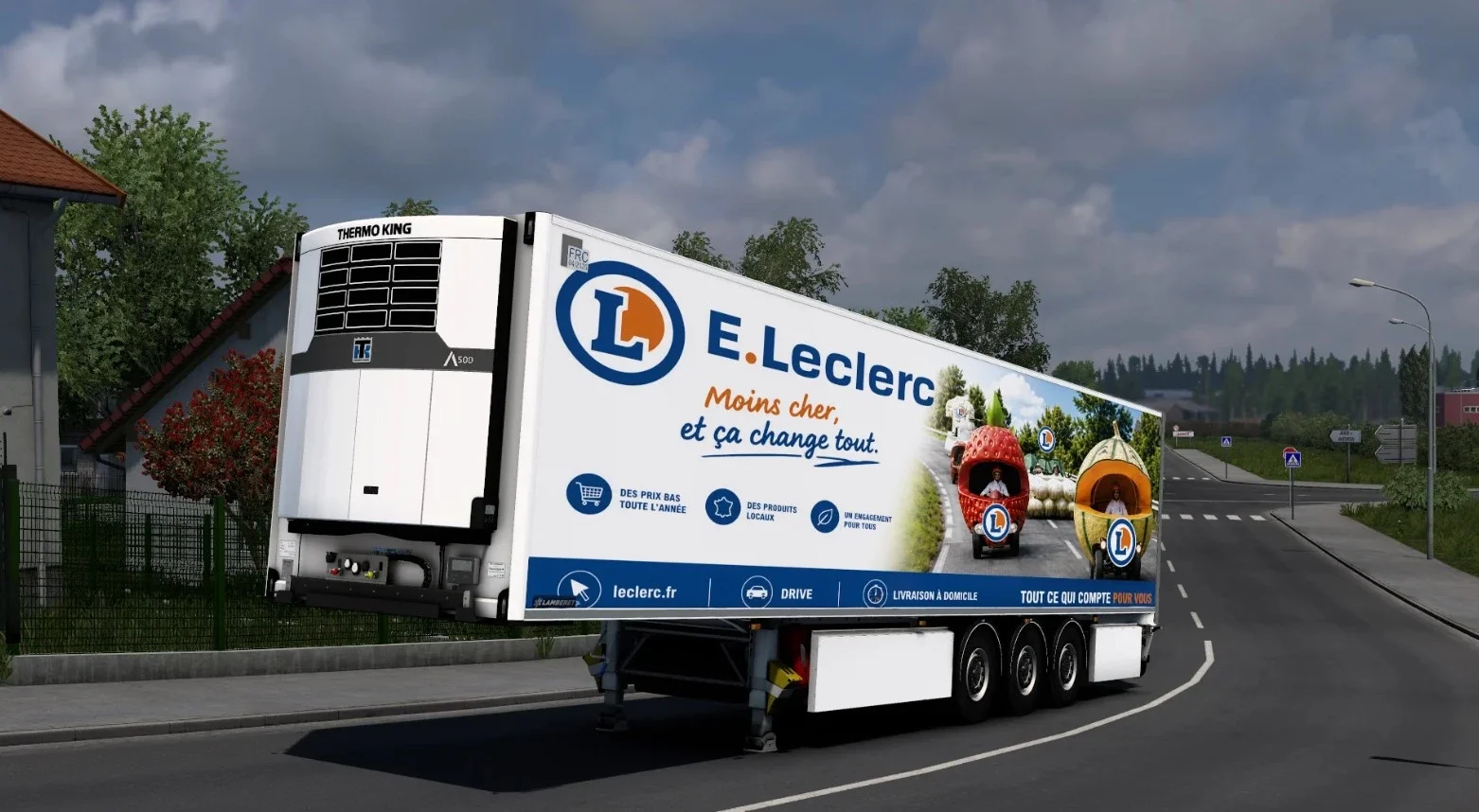 Leclerc Tour De France 2026 Trailer Skin v1.0 3