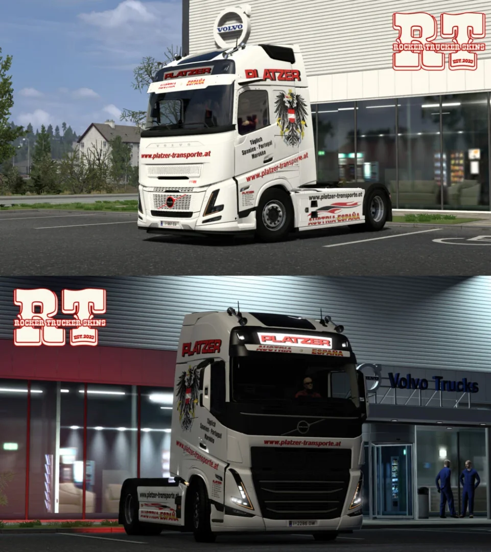 Volvo FH 4/5/6 Platzer Transporte Skins v1.0